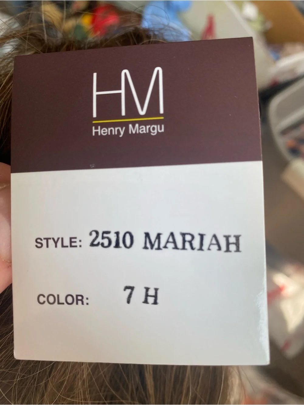HM Henry Margu Wig 2510 Mariah in 7H New With Tags